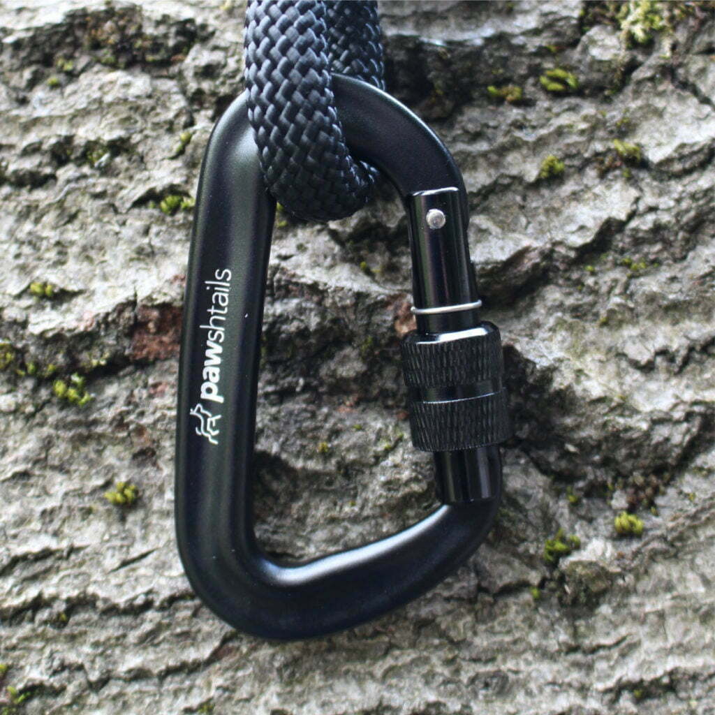 Pawshtails Black Carabiner