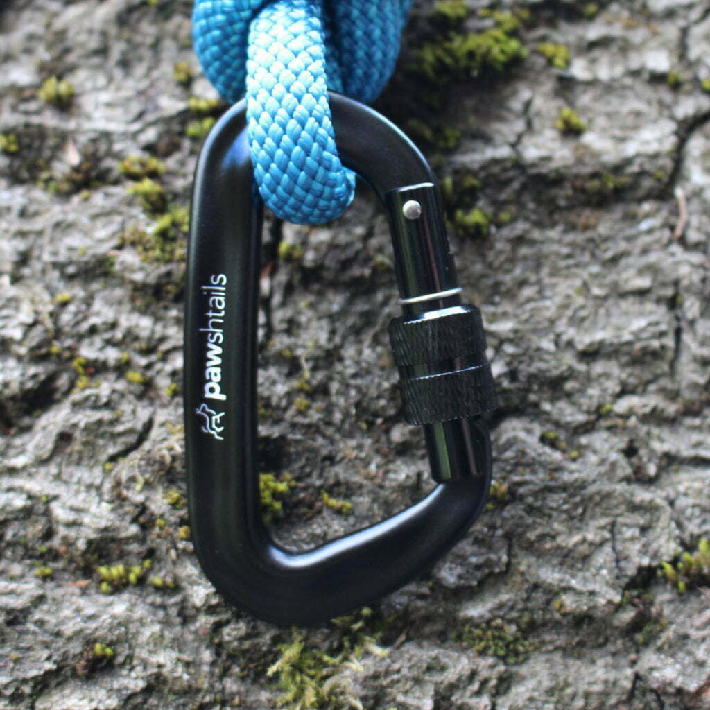 Pawshtails Black Carabiner
