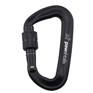 Pawshtails Black Carabiner