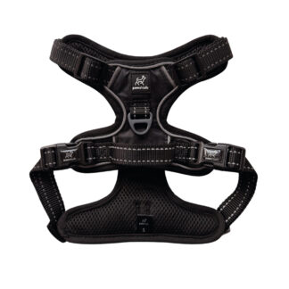 Black Adjustable Anti Pull Dog Harness