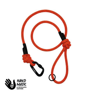 Orange Climbing Rope Dog Lead