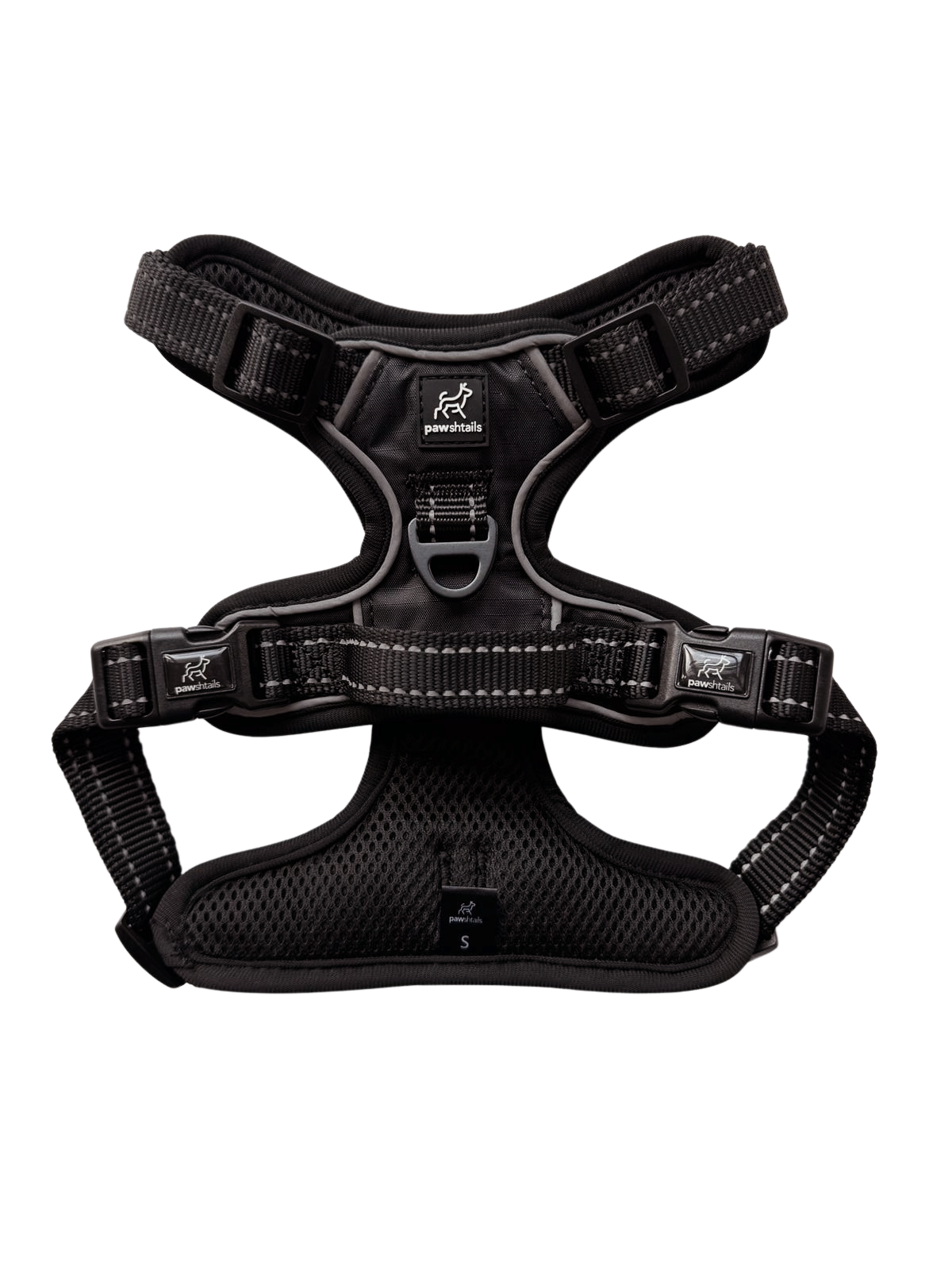 Adjustable Anti-Pull Harness in Black