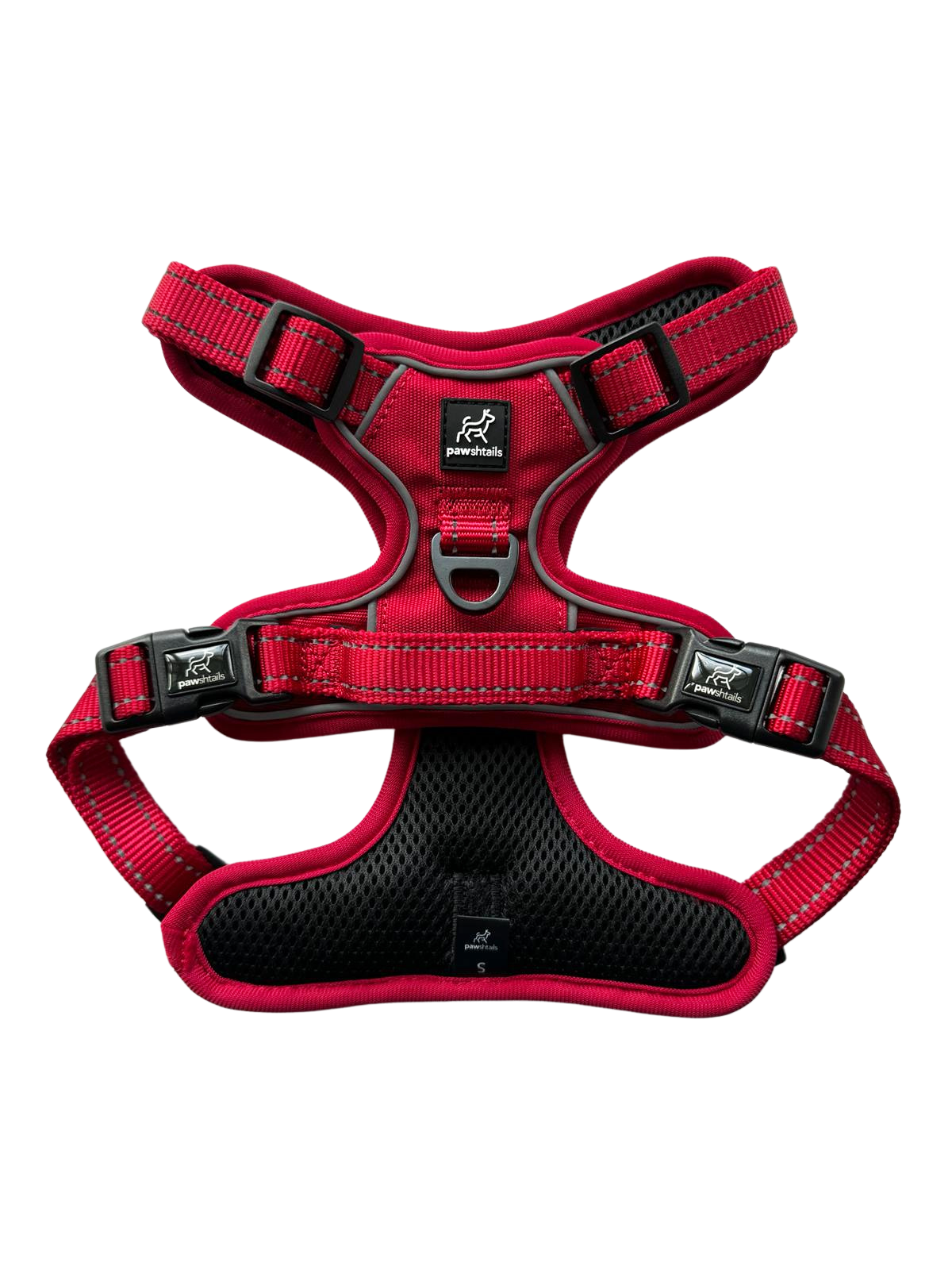 Adjustable Anti-Pull Harness in Crimson Red